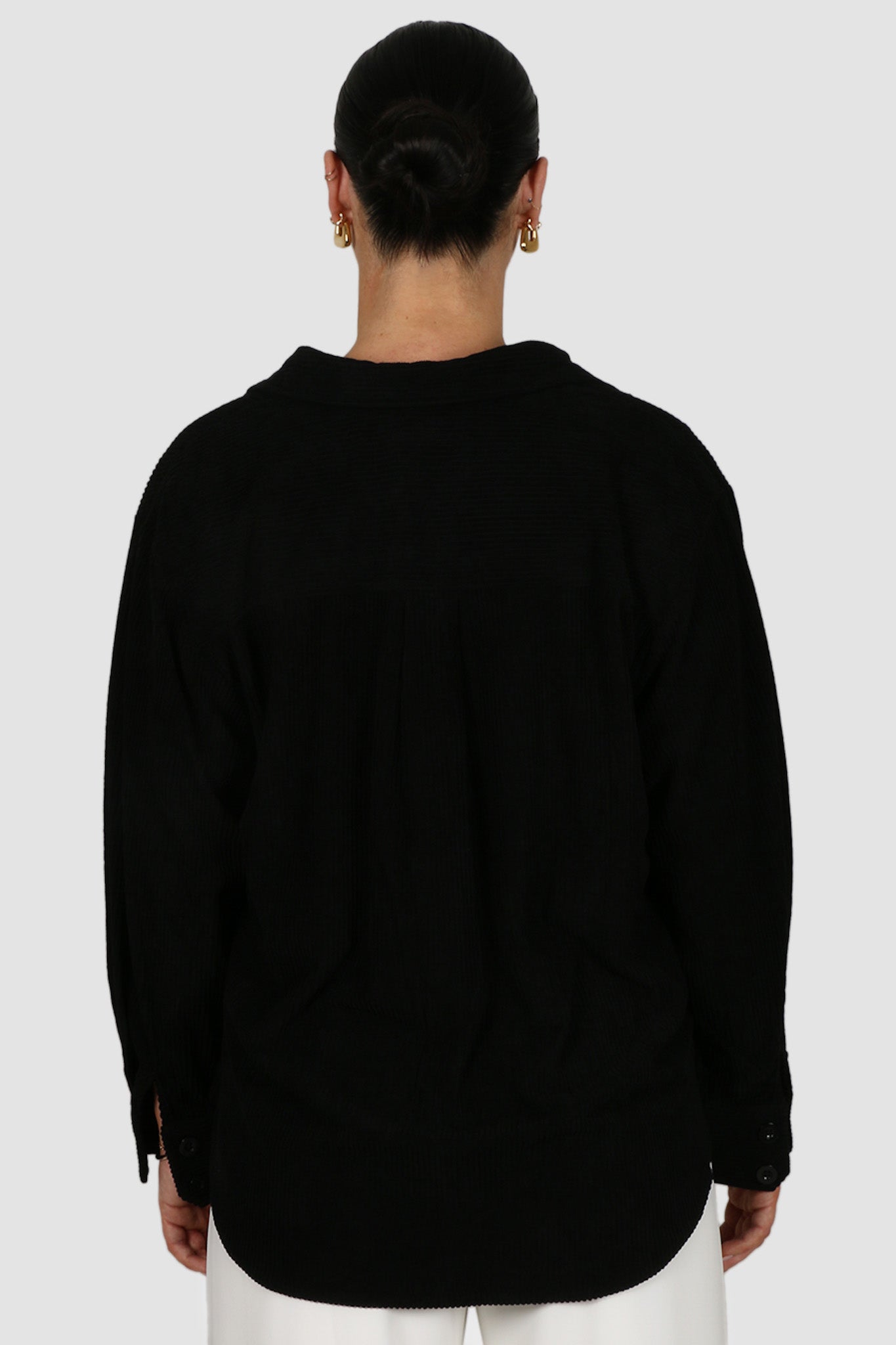 COLTER CORDUROY SHIRT BLACK