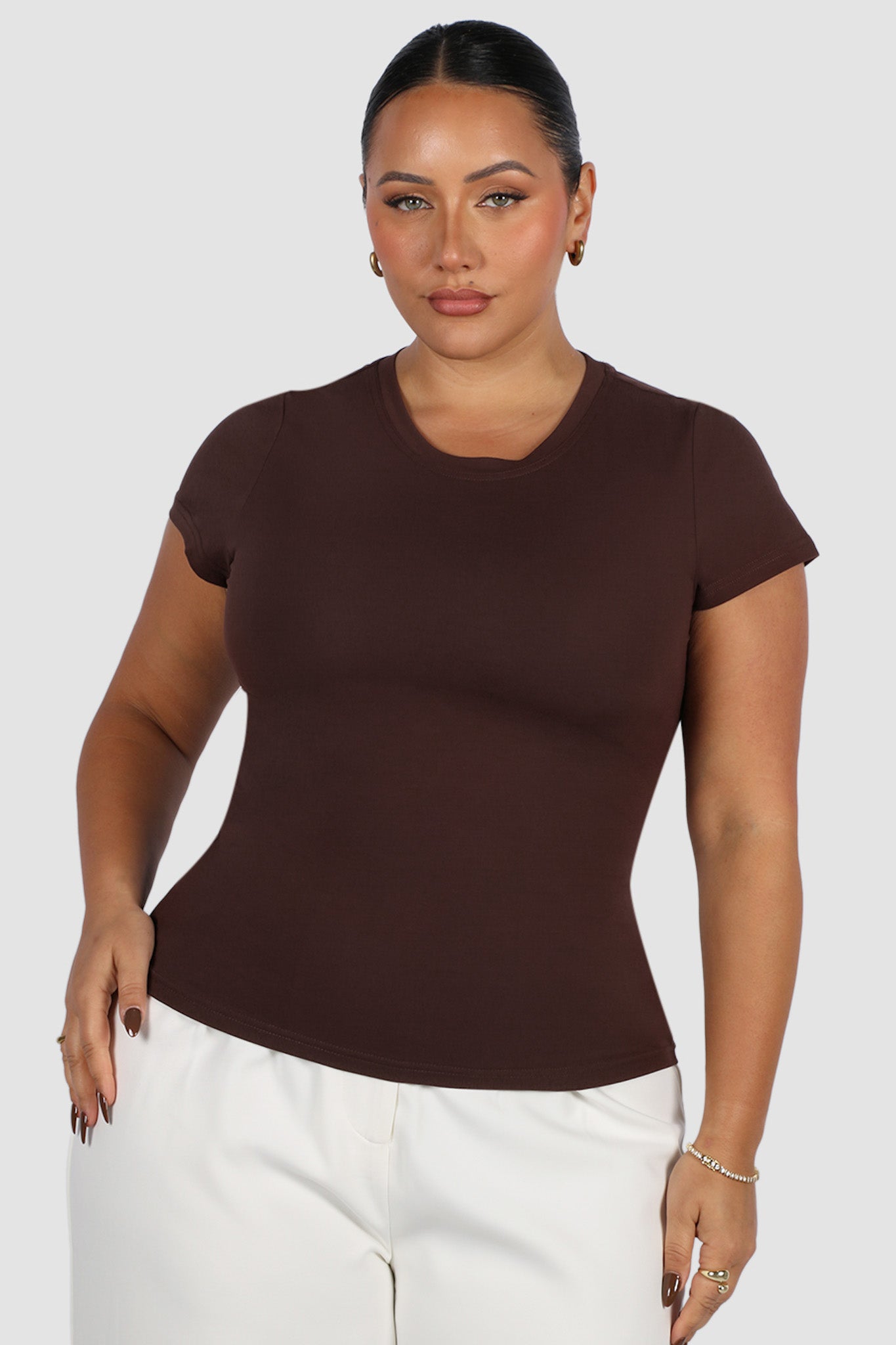 LIGHT BUTTERY TEE CHOC