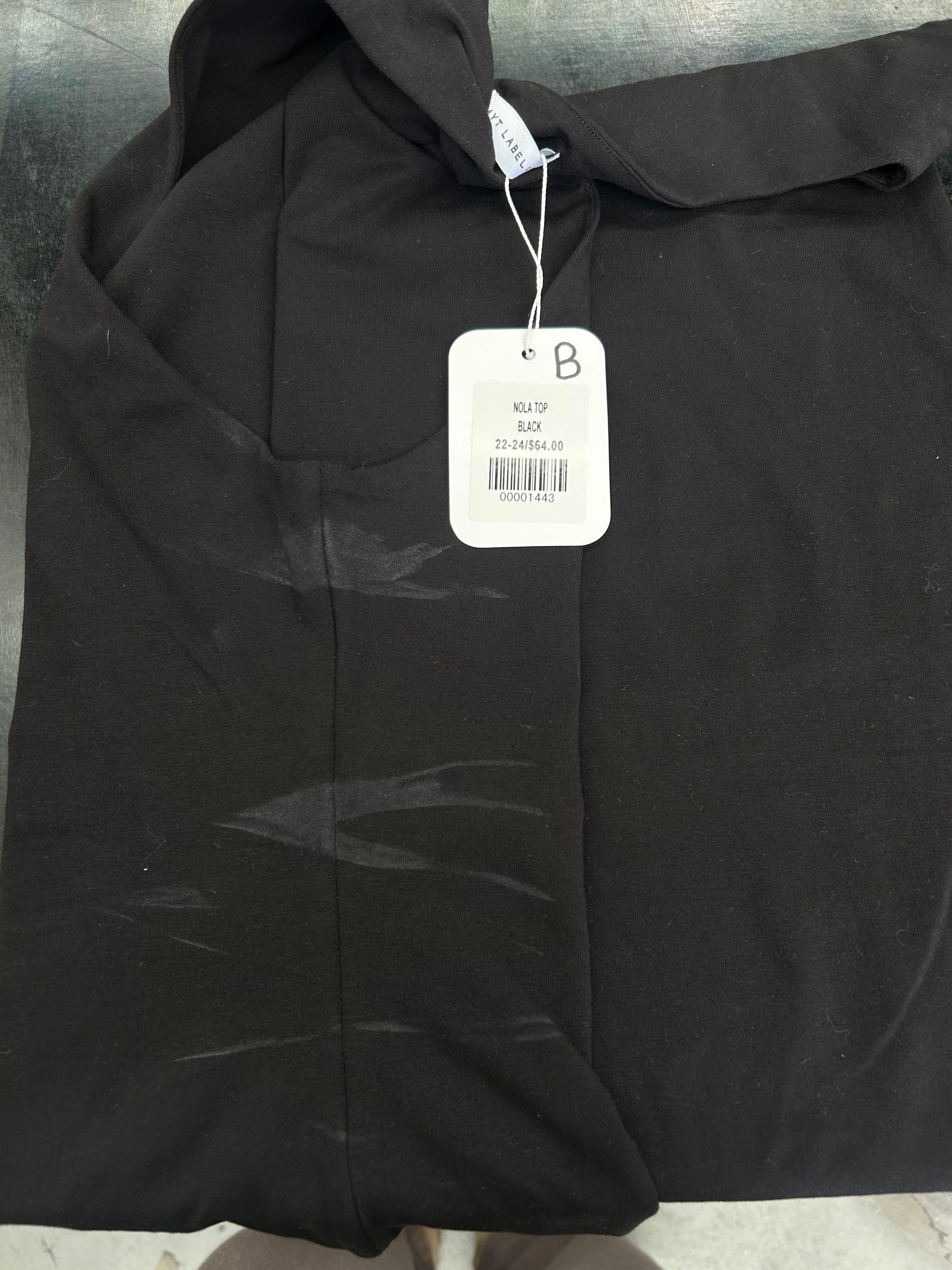 SAMPLE - NOLA TOP BLACK