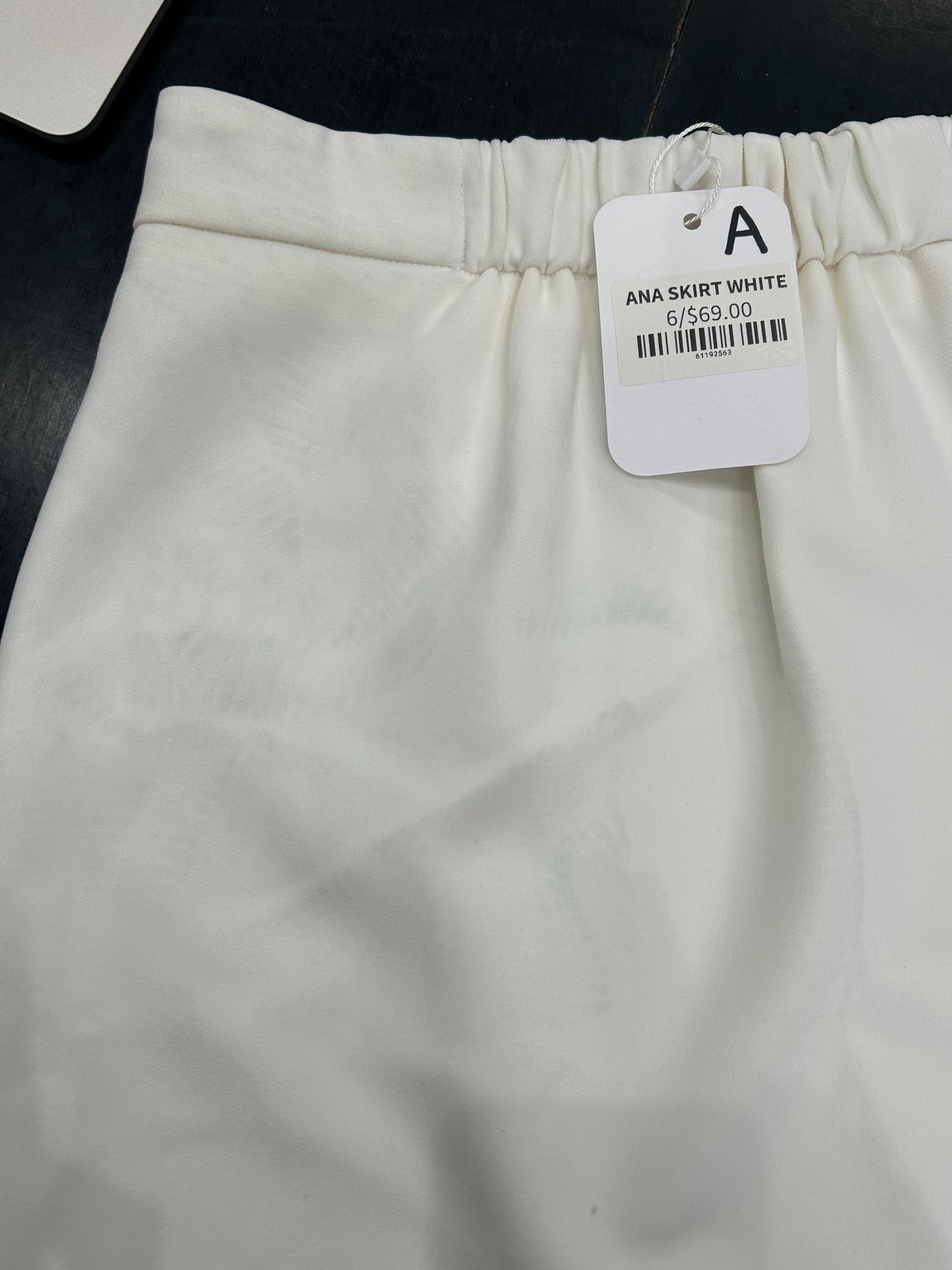 SAMPLE - ANA SKIRT WHITE
