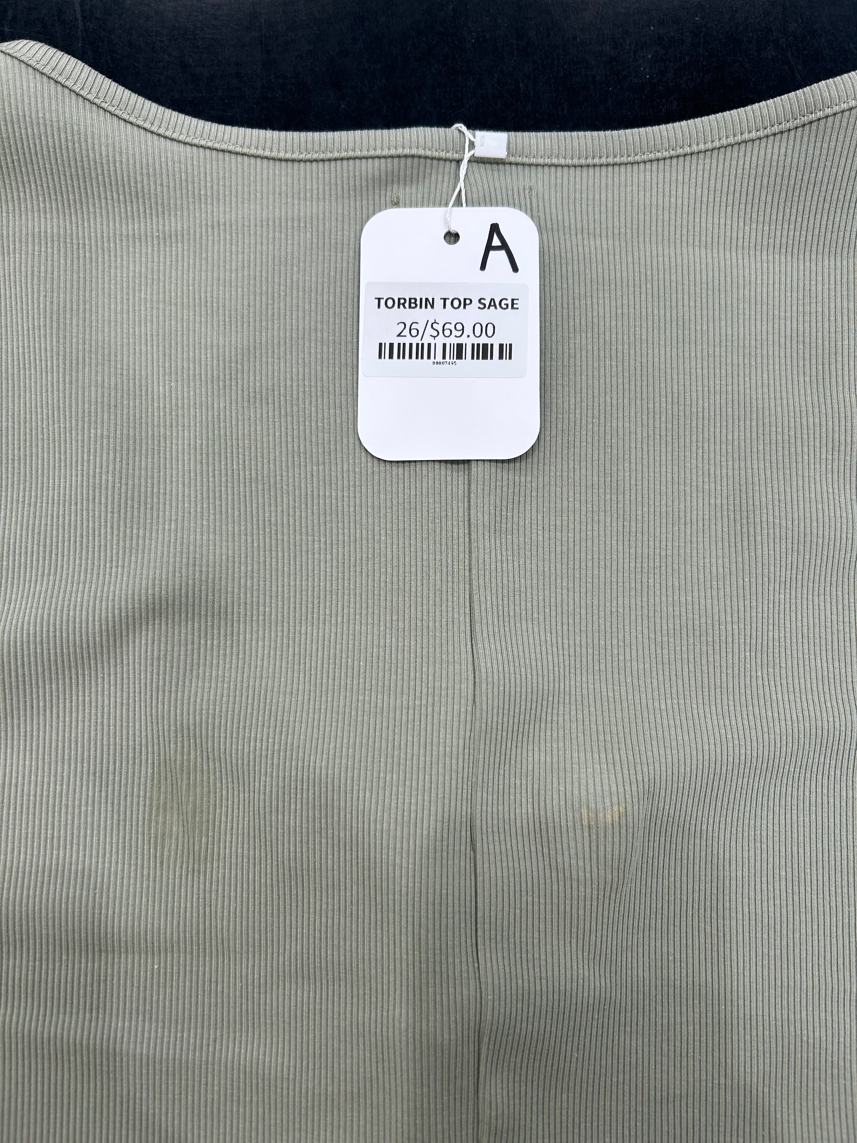 SAMPLE - TORBIN RIB TOP SAGE