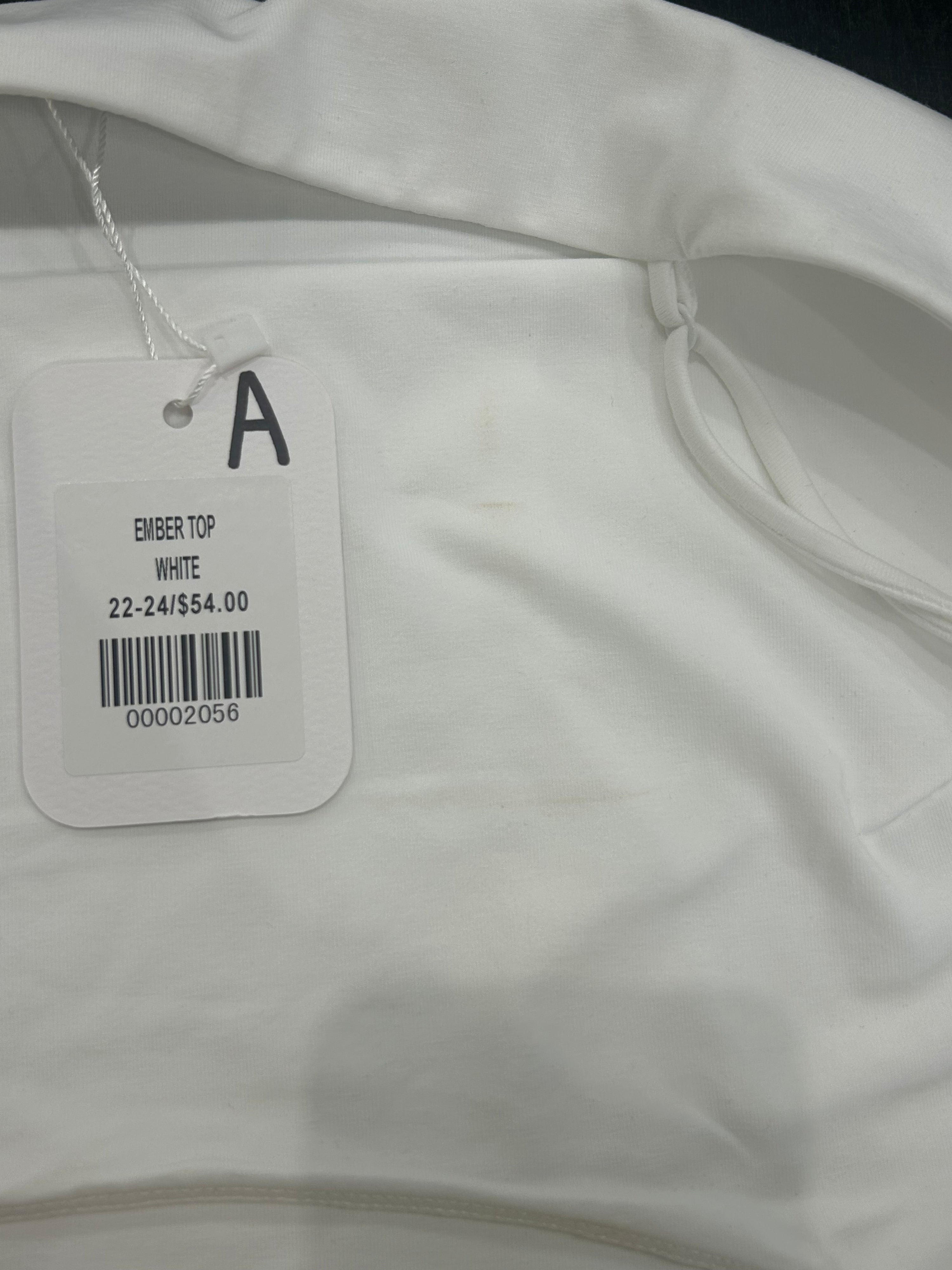 SAMPLE - EMBER TOP WHITE
