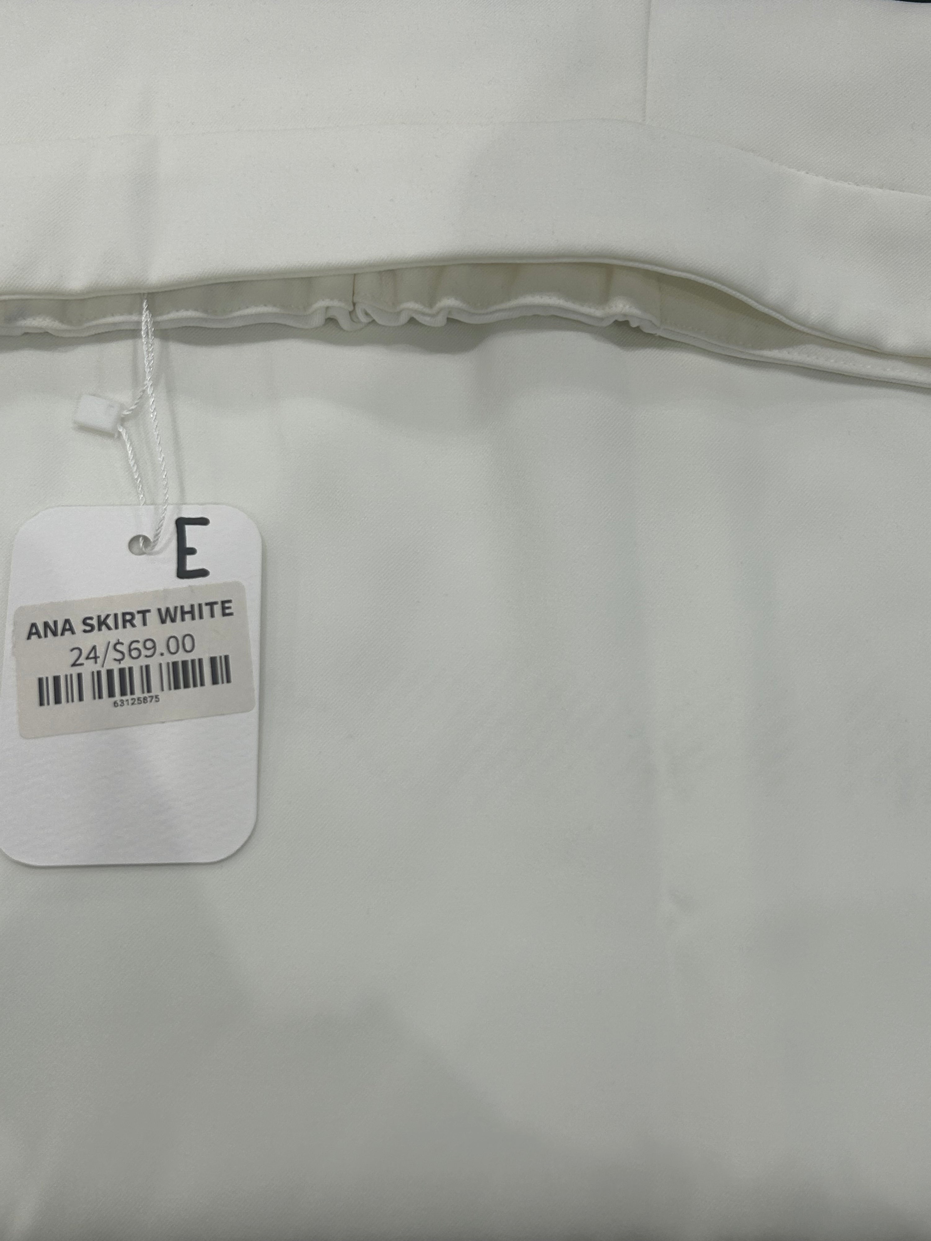 SAMPLE - ANA SKIRT WHITE