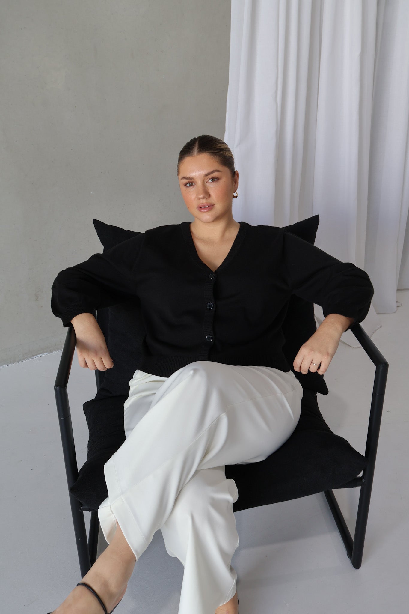 HARRIET CARDIGAN BLACK
