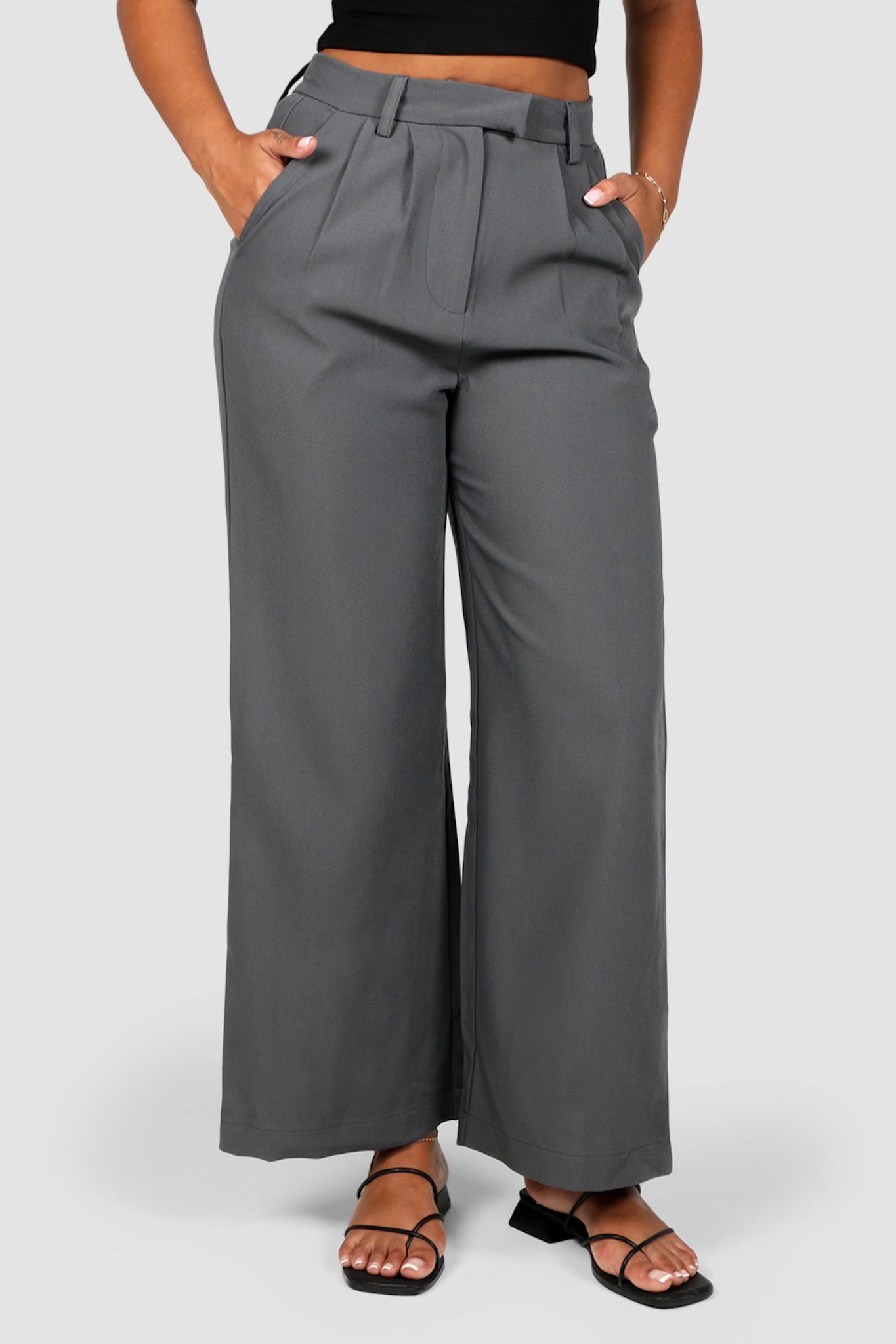 DOWNTOWN PANT CHARCOAL