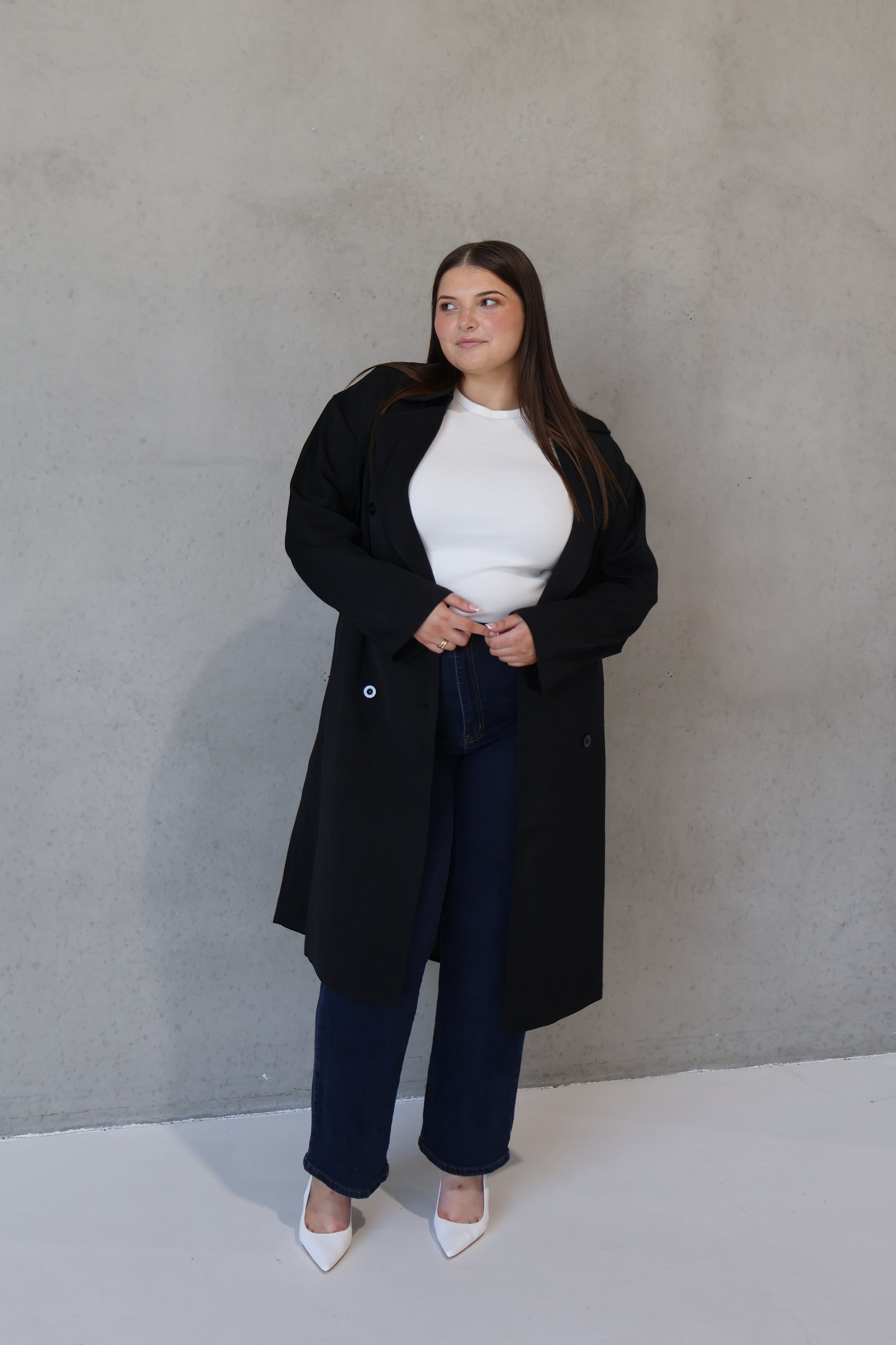 LENNOX TRENCH BLACK