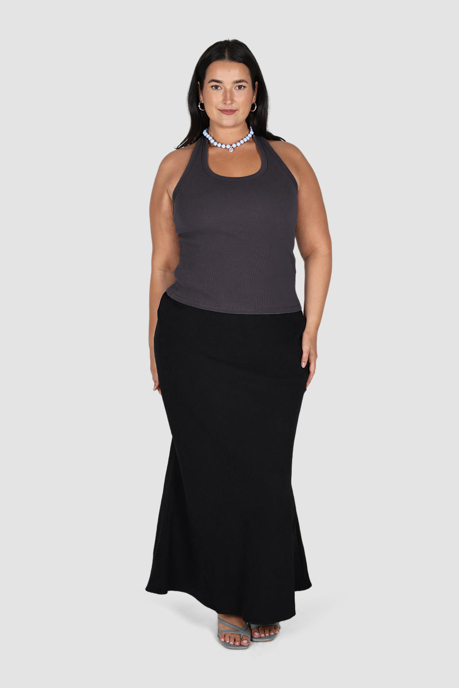 INDI SKIRT CHARCOAL