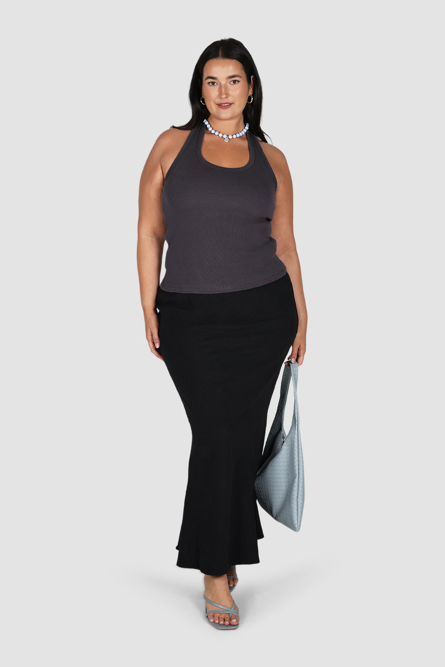INDI SKIRT CHARCOAL