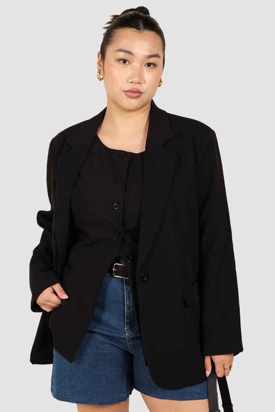 JAGGER DENIM SHORT DEEP BLUE