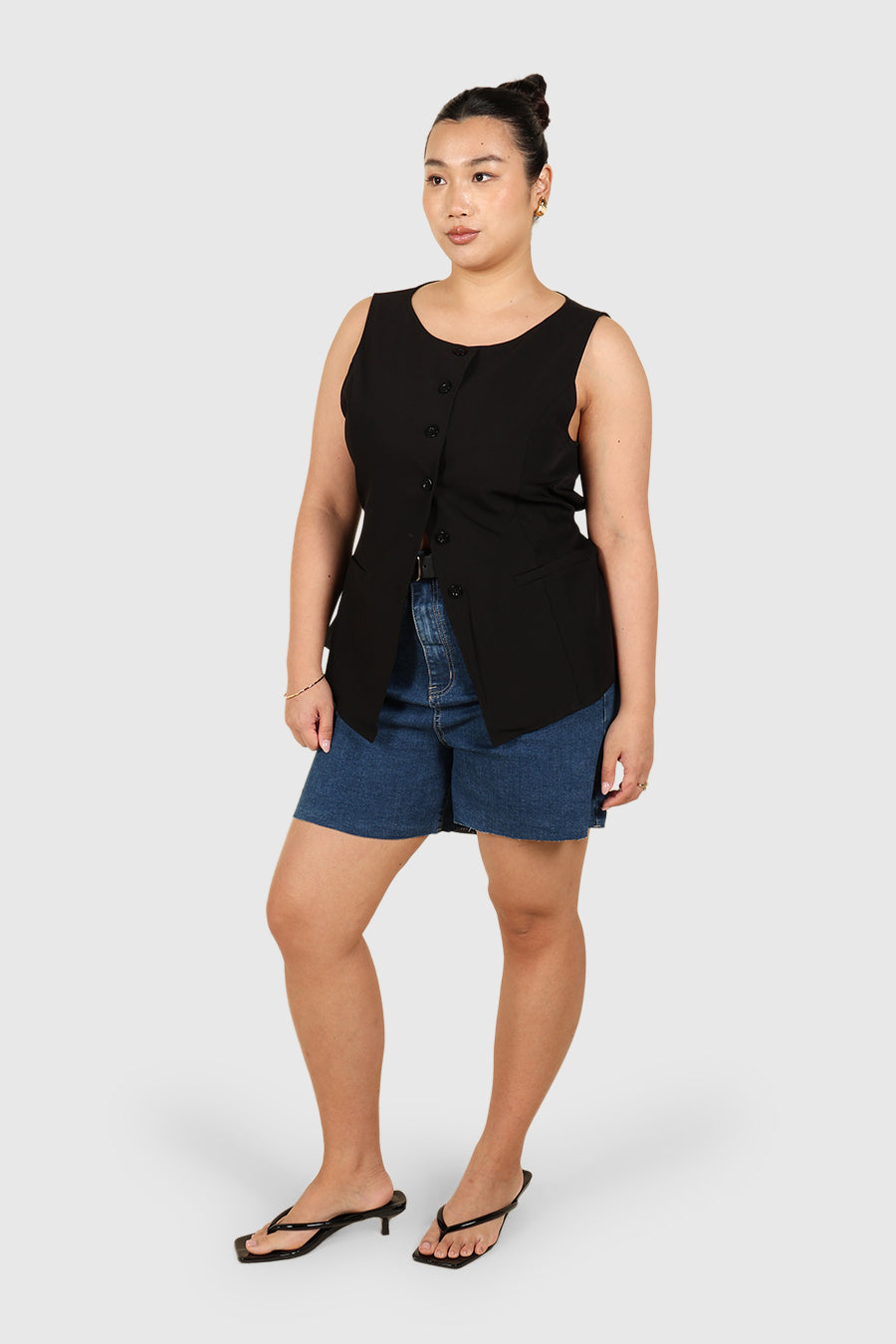 JAGGER DENIM SHORT DEEP BLUE