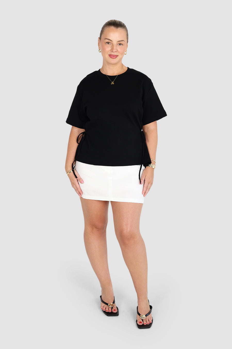 LEVI CINCH TEE BLACK