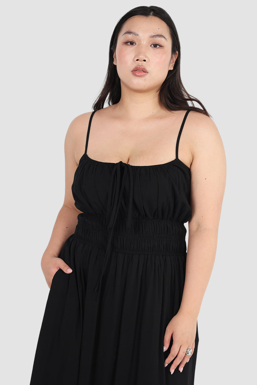 LUNARA MAXI DRESS BLACK