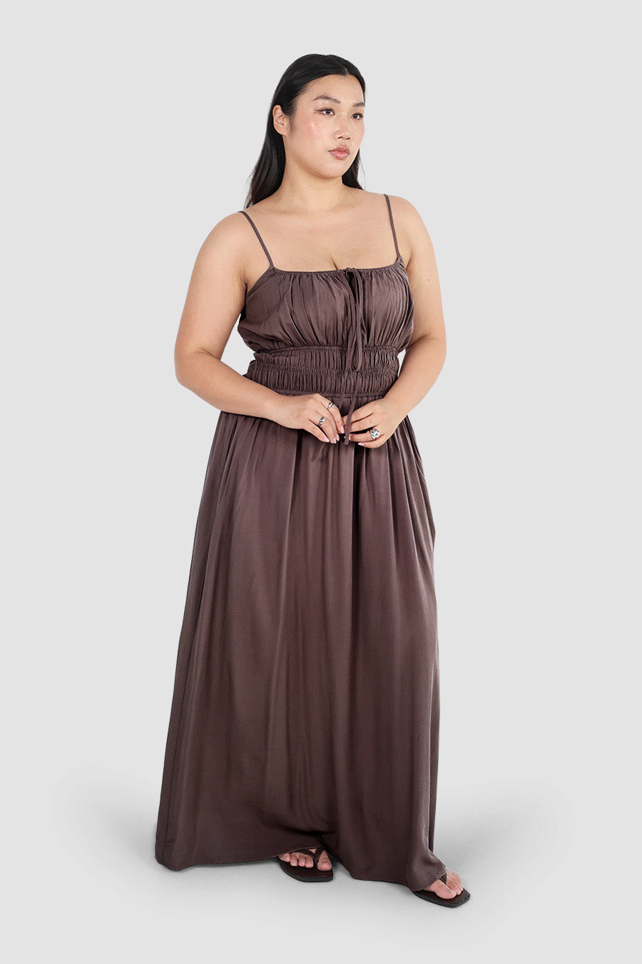 LUNARA MAXI DRESS MOCHA