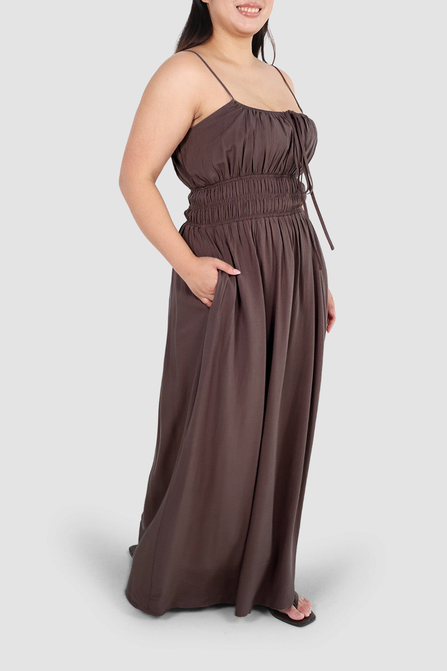 LUNARA MAXI DRESS MOCHA