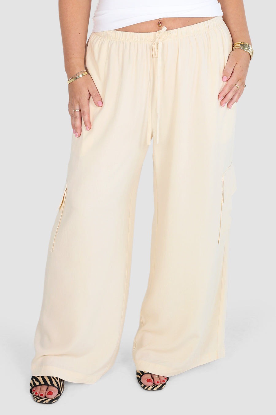 MERCER UTILITY PANT VANILLA