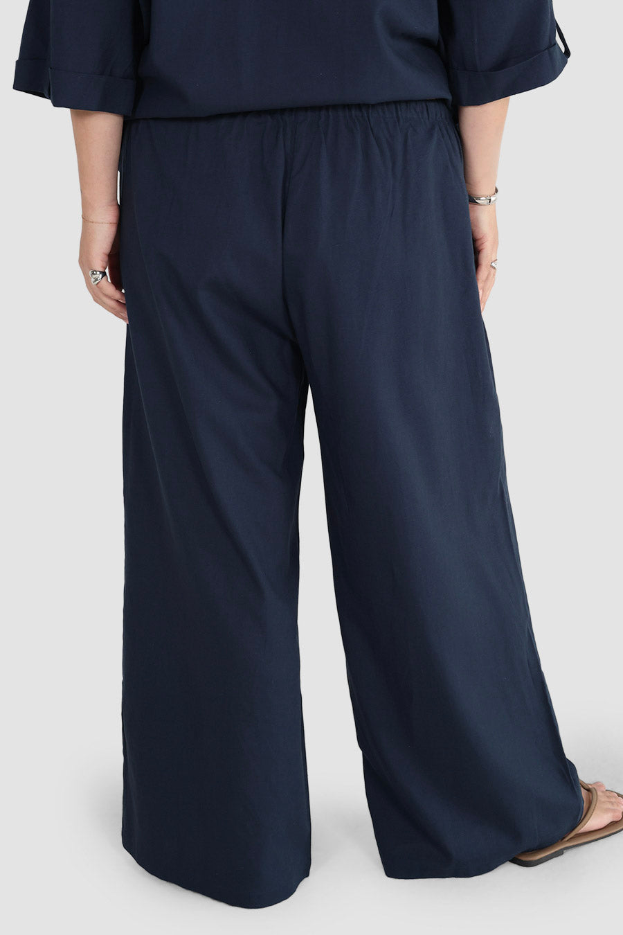 BYRON WIDE LEG PANT NAVY