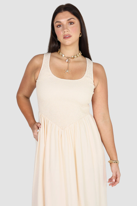 MYRI DRESS VANILLA