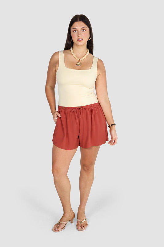 NARA SHORT TERRACOTTA