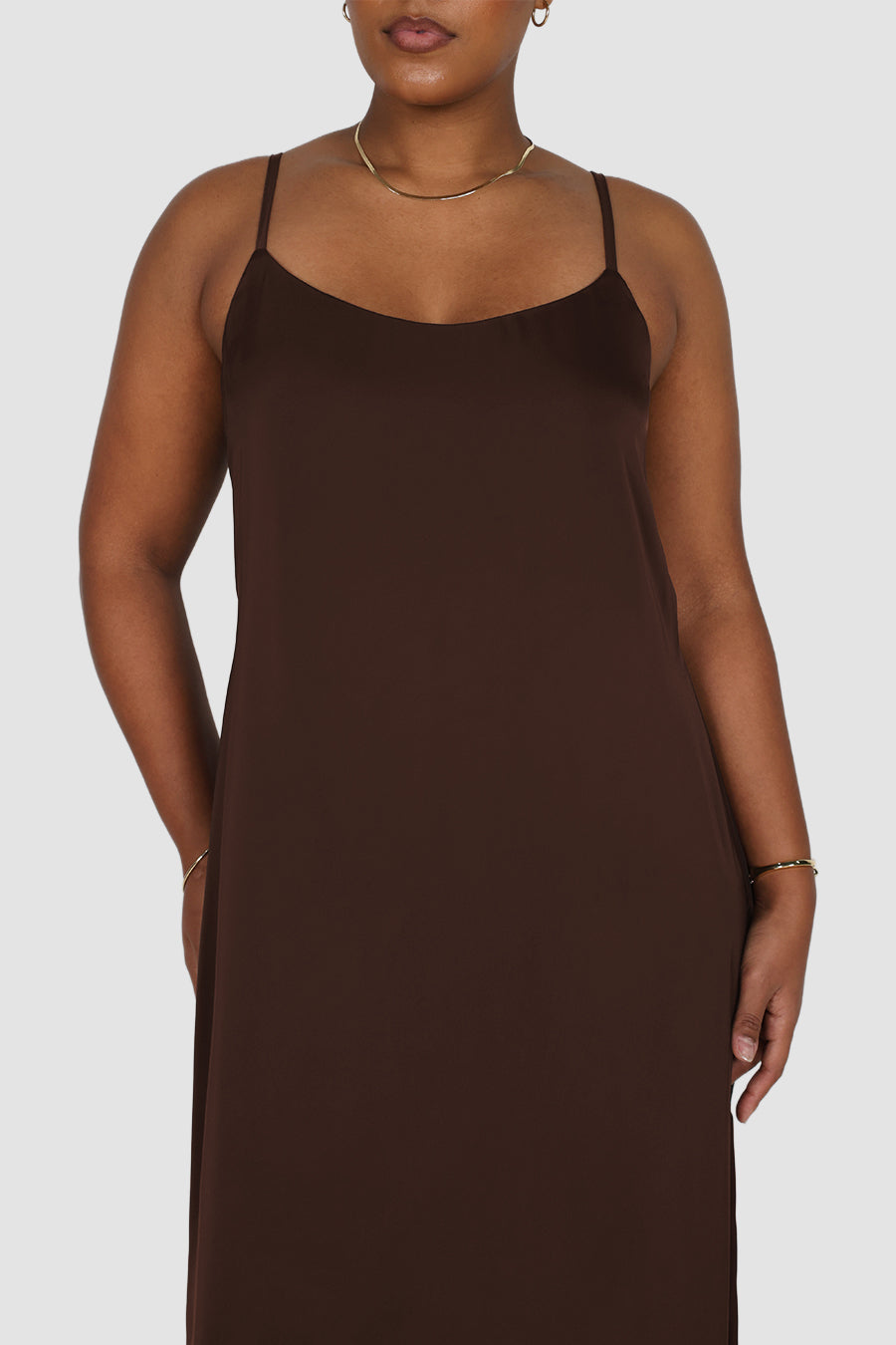NINA DRESS ESPRESSO