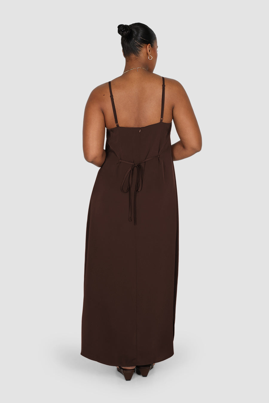 NINA DRESS ESPRESSO