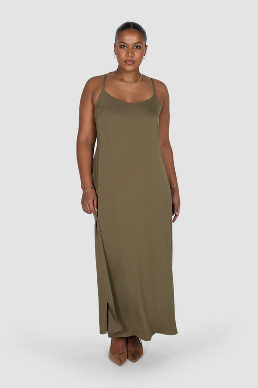 NINA DRESS KHAKI