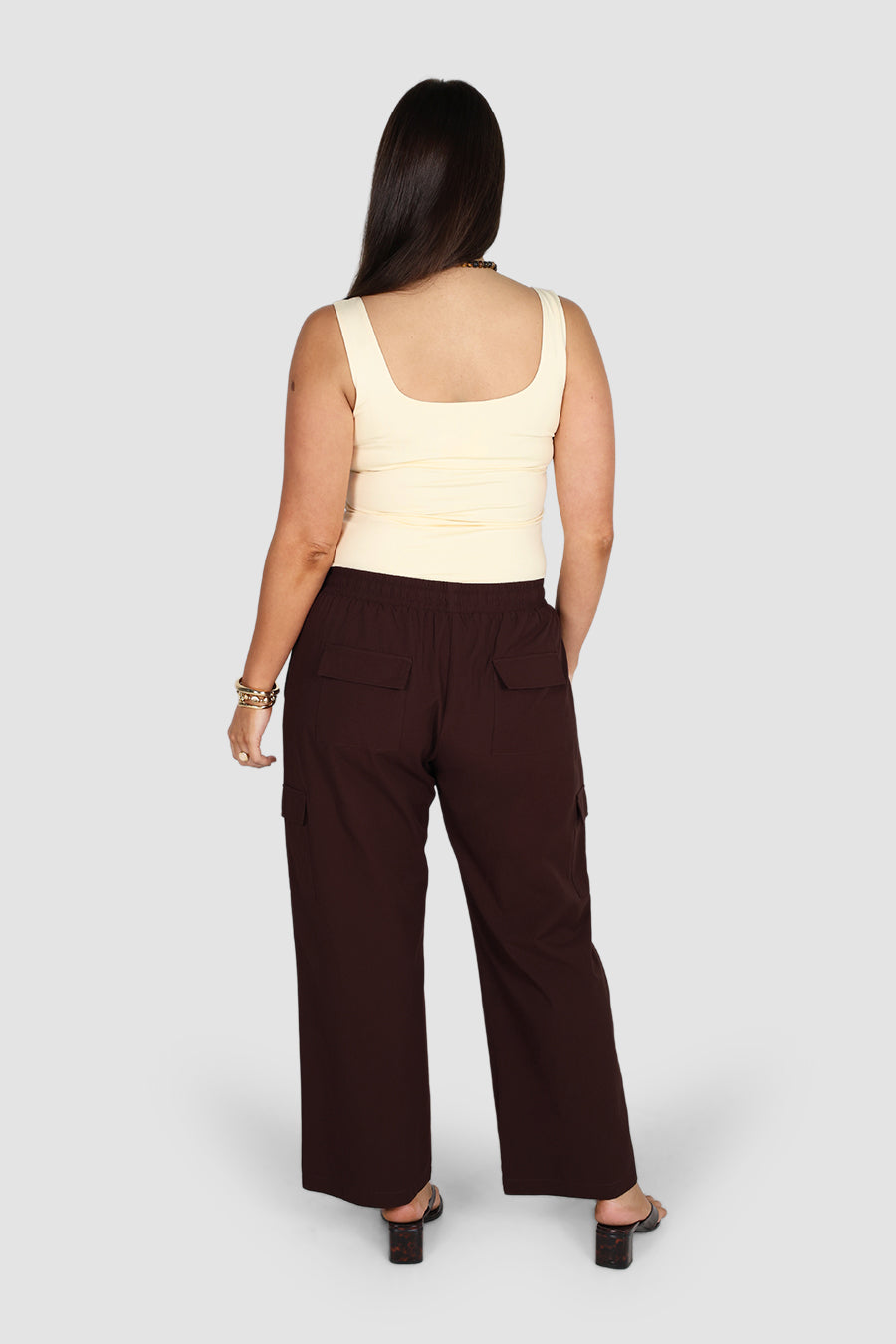 RENLY UTILITY PANT RICH CHOC