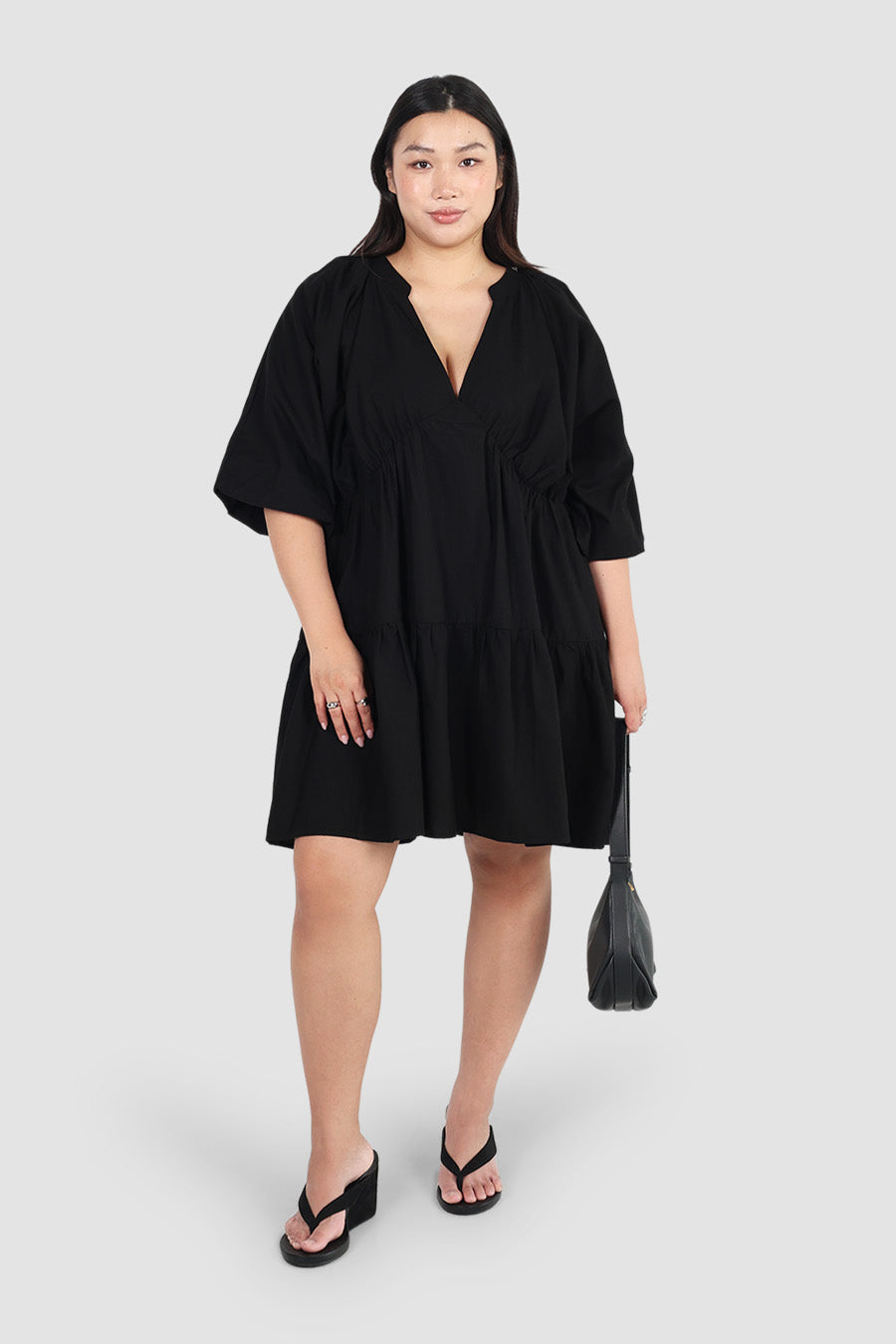 SALORA DRESS BLACK