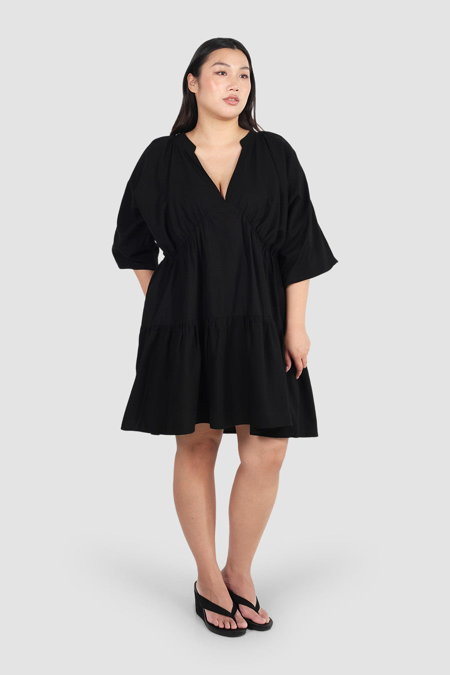 SALORA DRESS BLACK