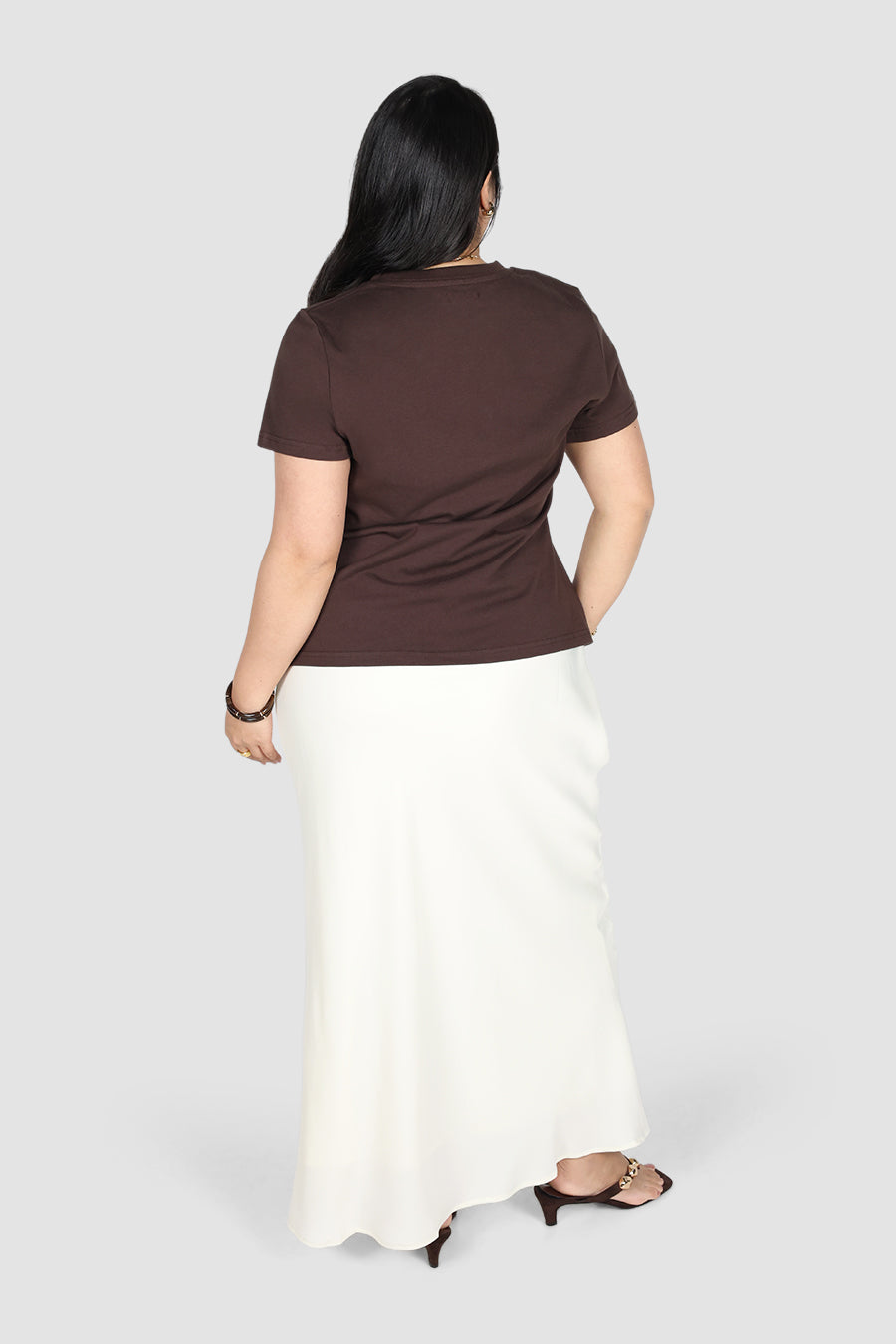 SIGNATURE SCULPT TEE ESPRESSO