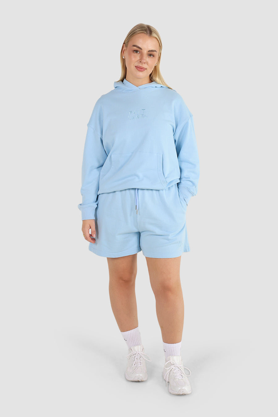 FAYT LOGO HOODIE BLUE