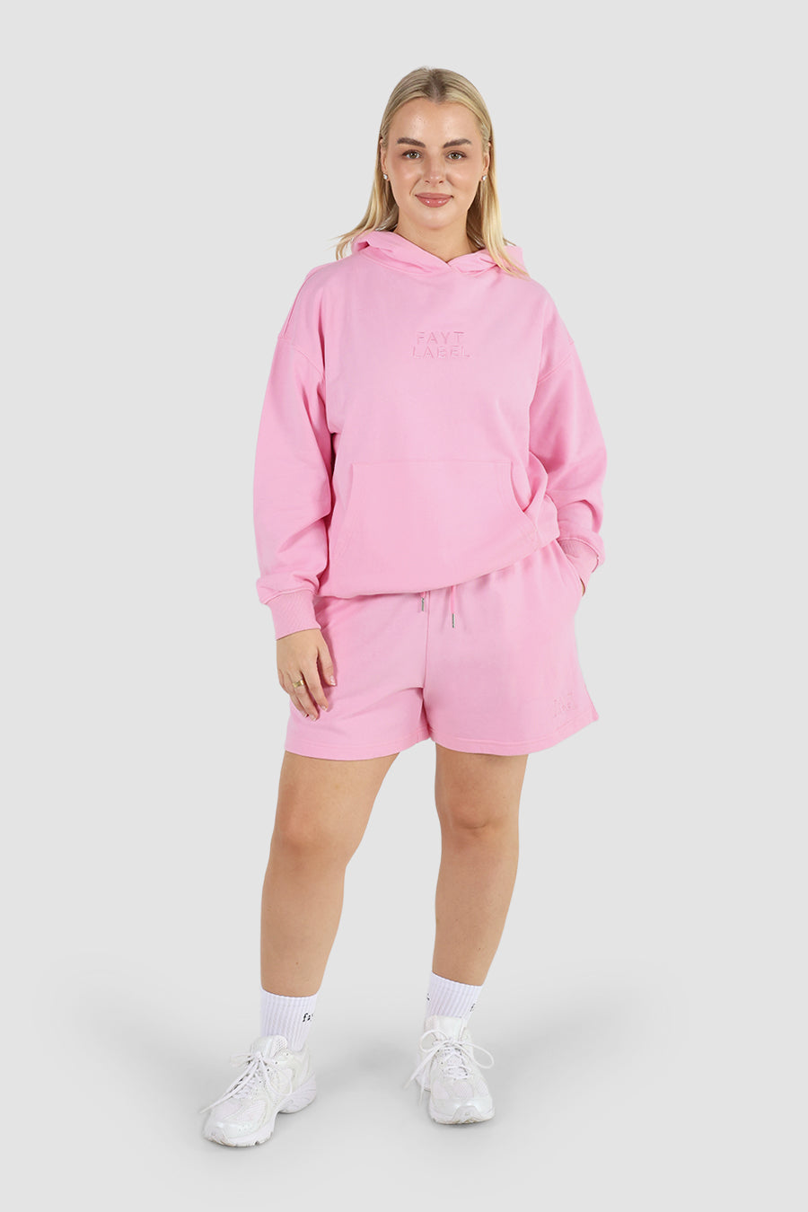 FAYT LOGO HOODIE PINK