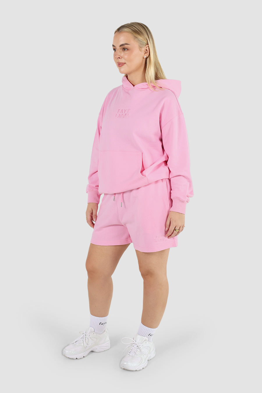 FAYT LOGO HOODIE PINK