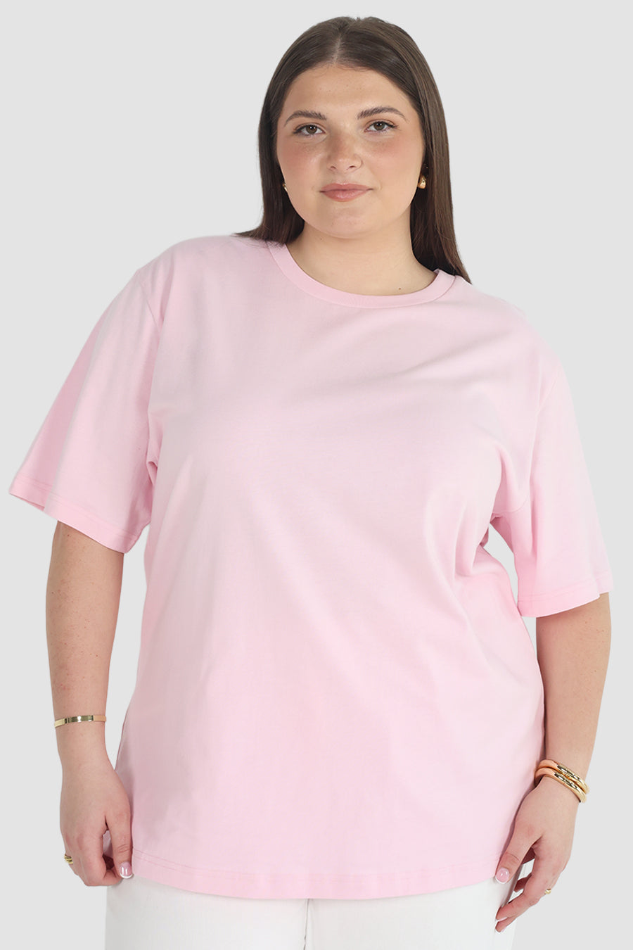 SIGNATURE TEE SOFT PINK