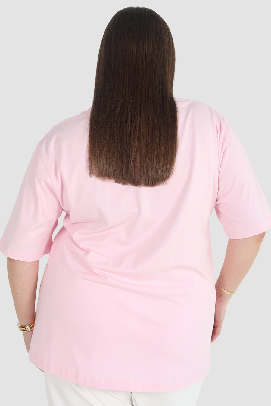 SIGNATURE TEE SOFT PINK