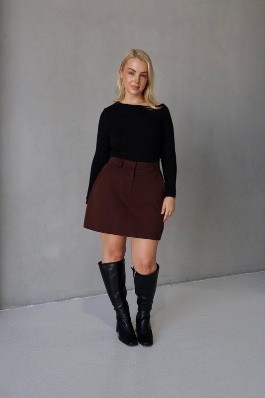 SOREVA COMFORT SKORT ESPRESSO