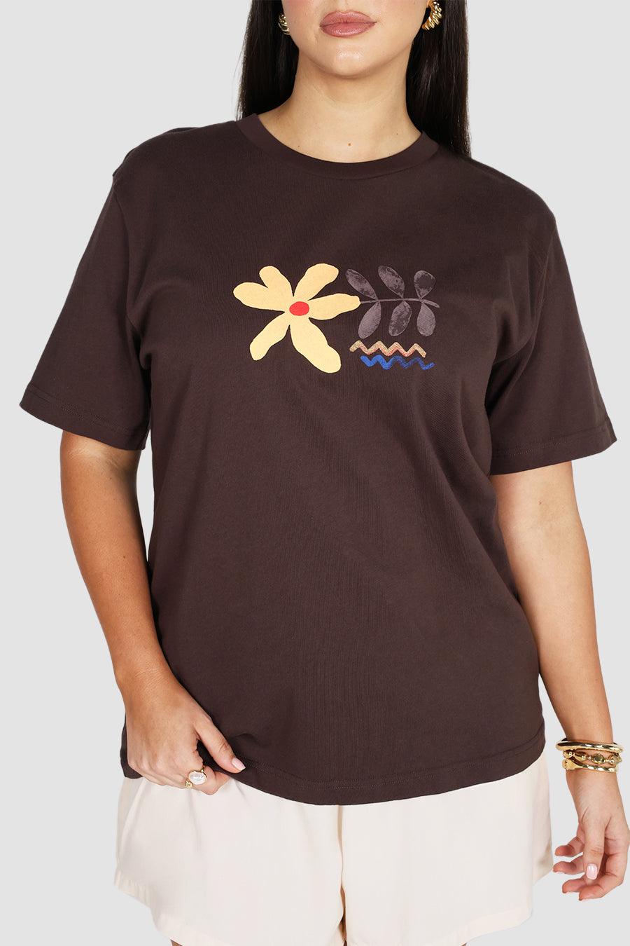 TOSCANA SIGNTAURE TEE ESPRESSO