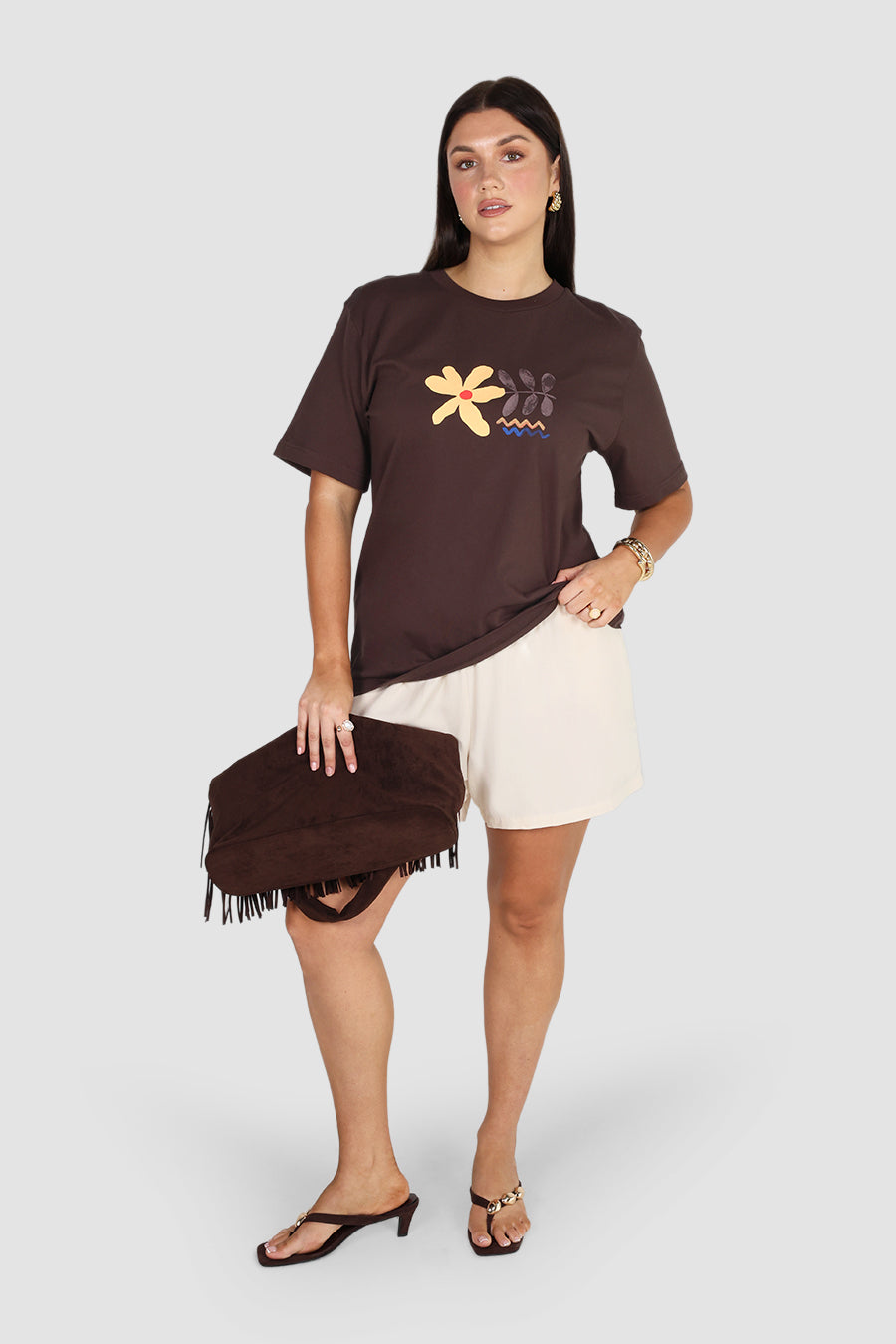 TOSCANA SIGNTAURE TEE ESPRESSO