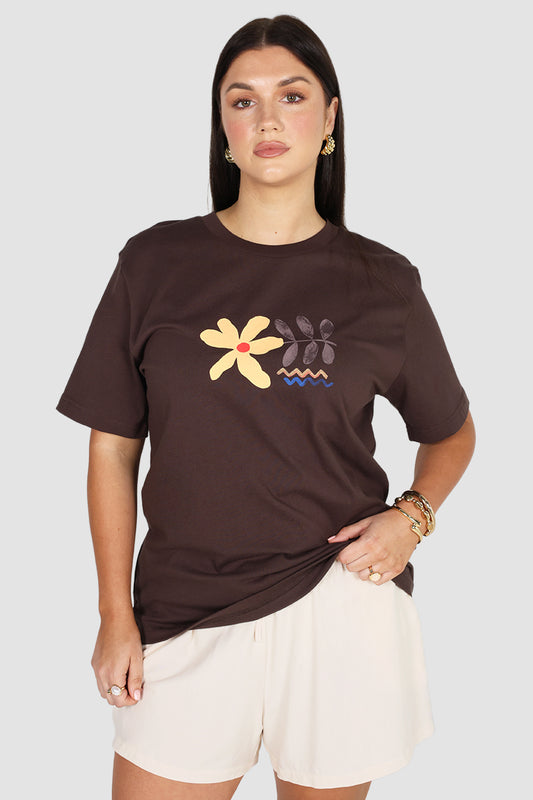 TOSCANA SIGNTAURE TEE ESPRESSO