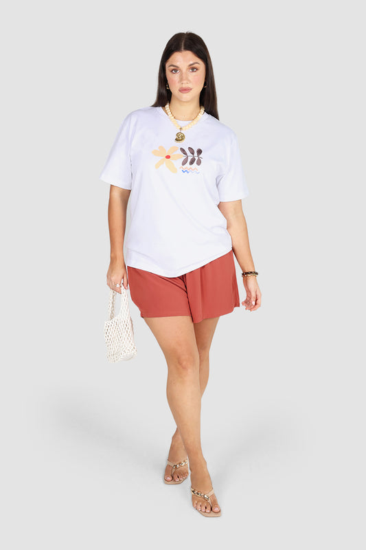 TOSCANA SIGNATURE TEE WHITE