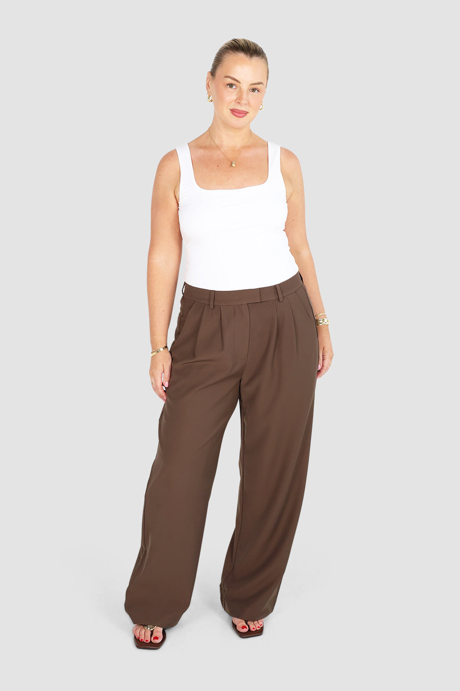 WESTBURY PANT CHOCOLATE