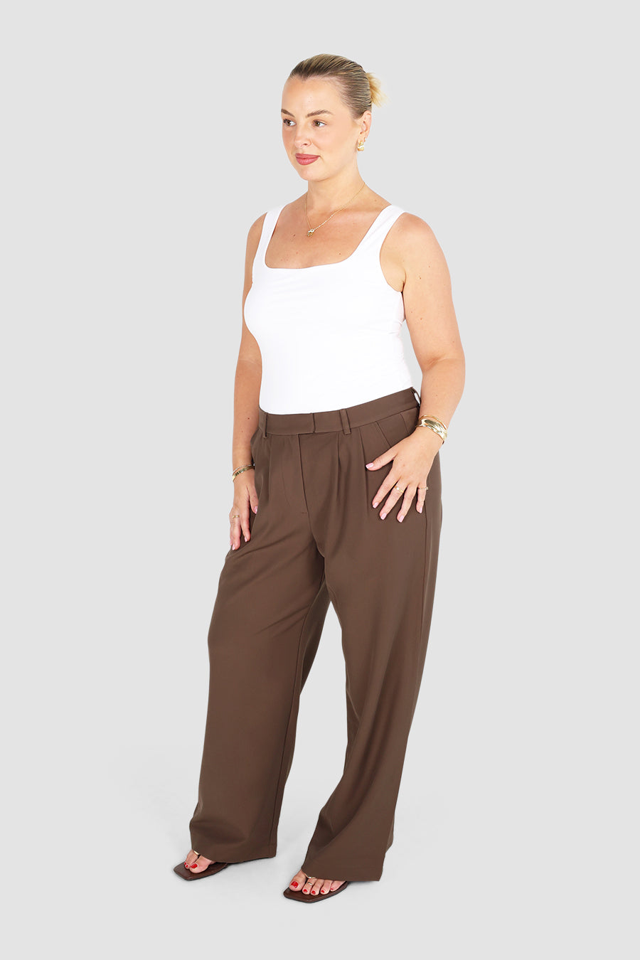 WESTBURY PANT CHOCOLATE