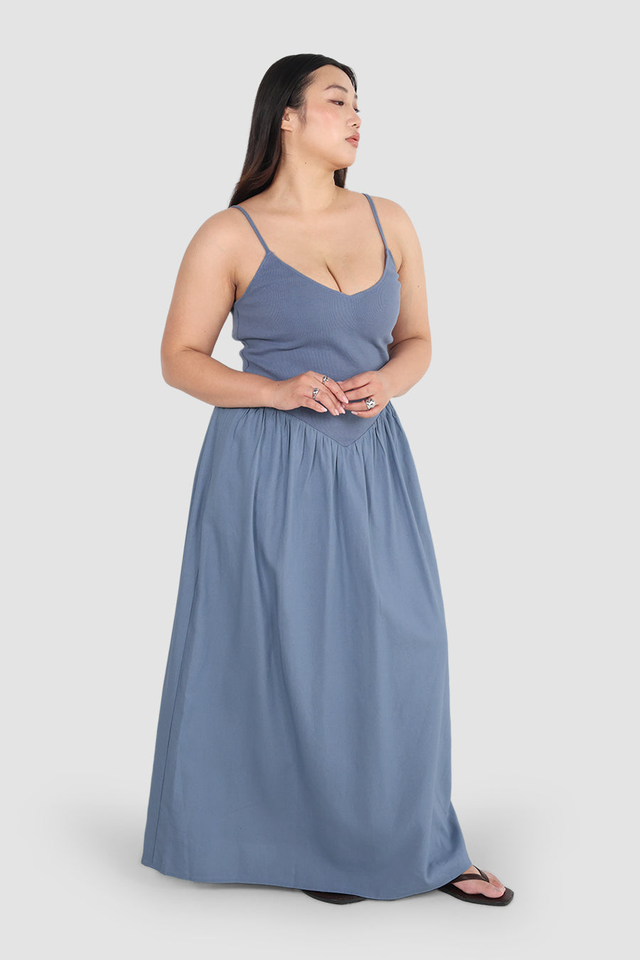 YARA DRESS BLUE