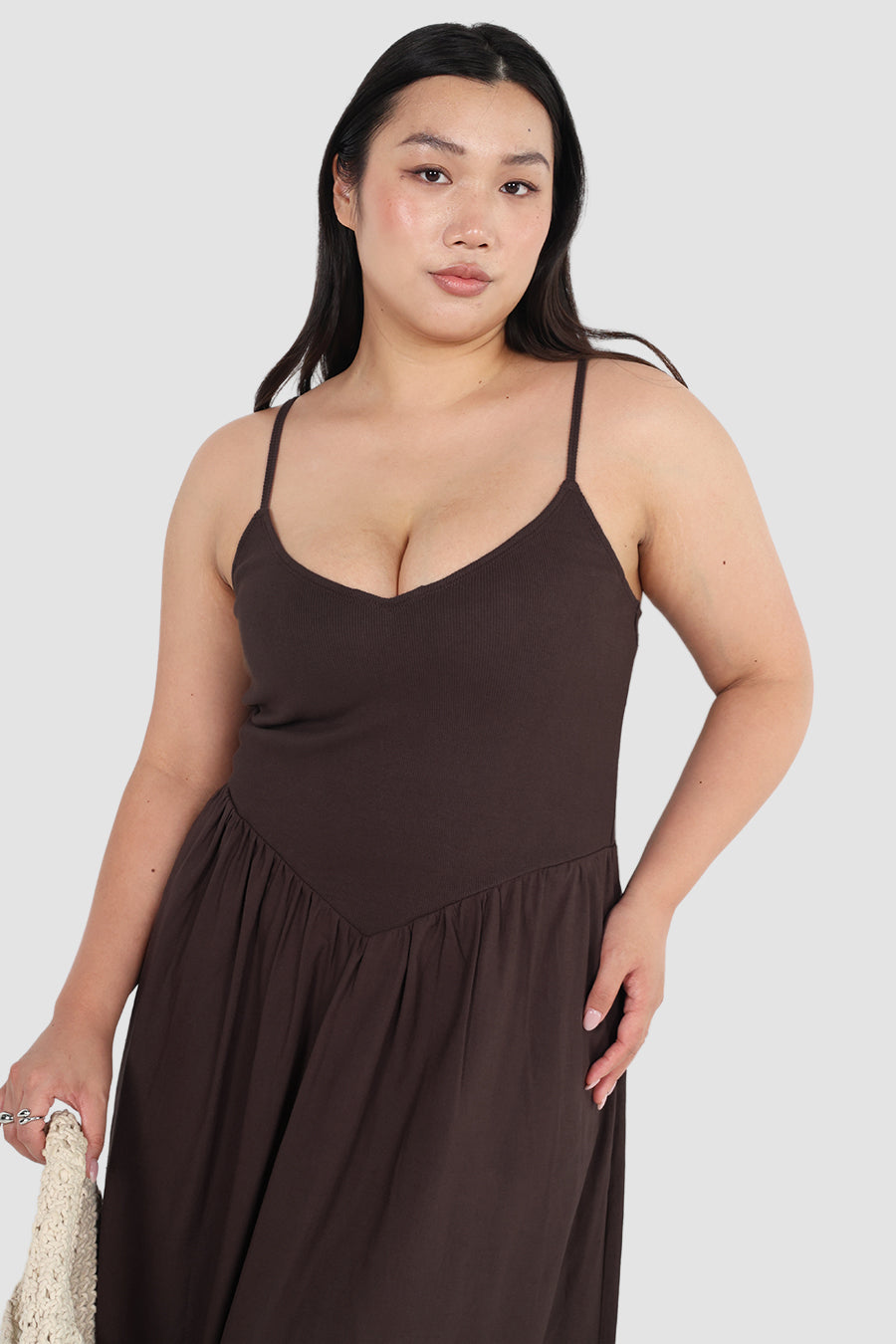 YARA DRESS ESPRESSO