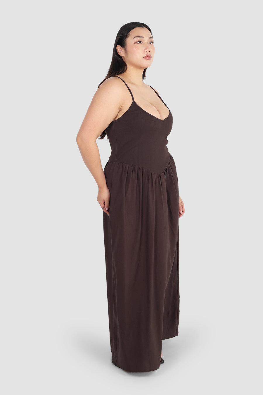YARA DRESS ESPRESSO