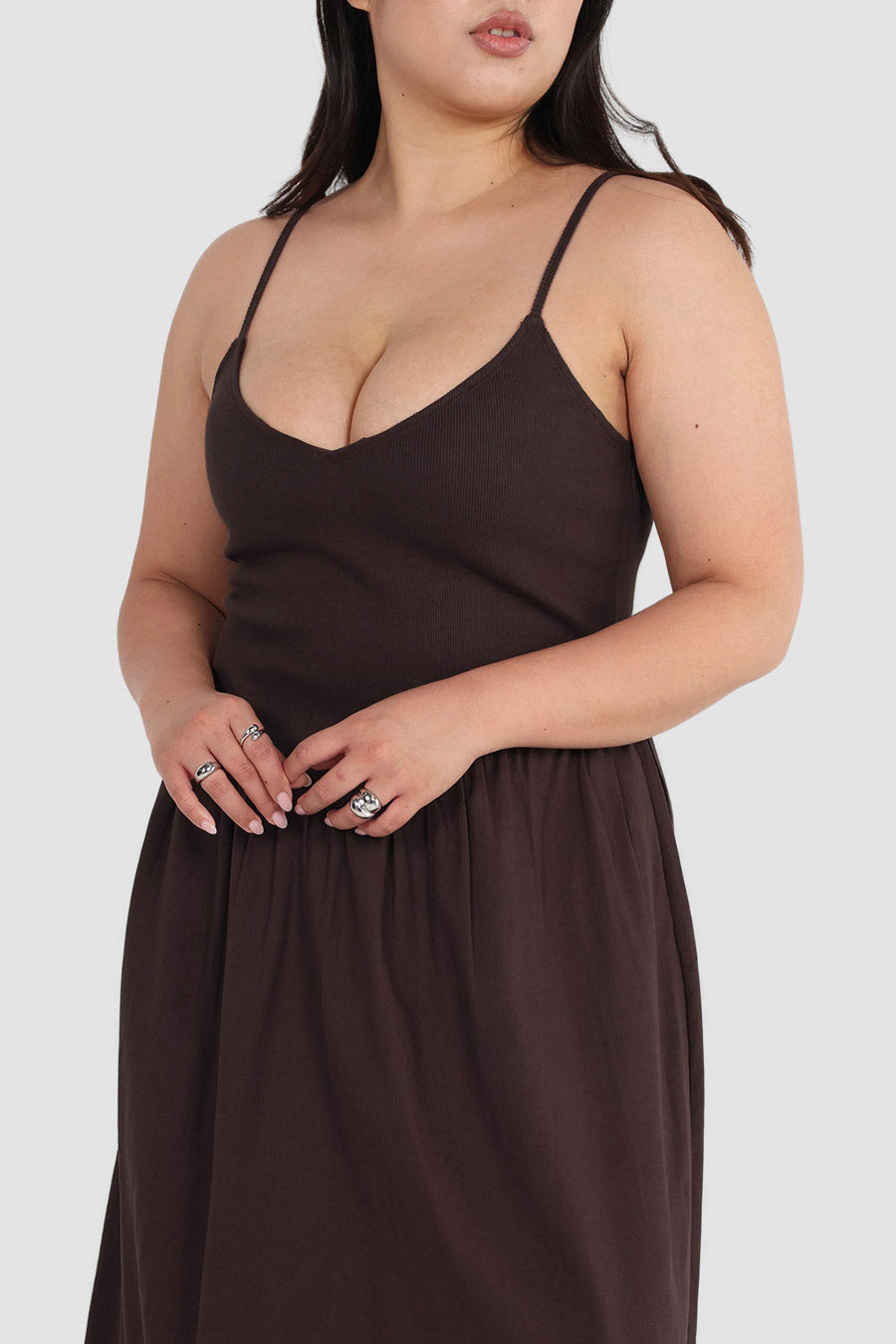 YARA DRESS ESPRESSO