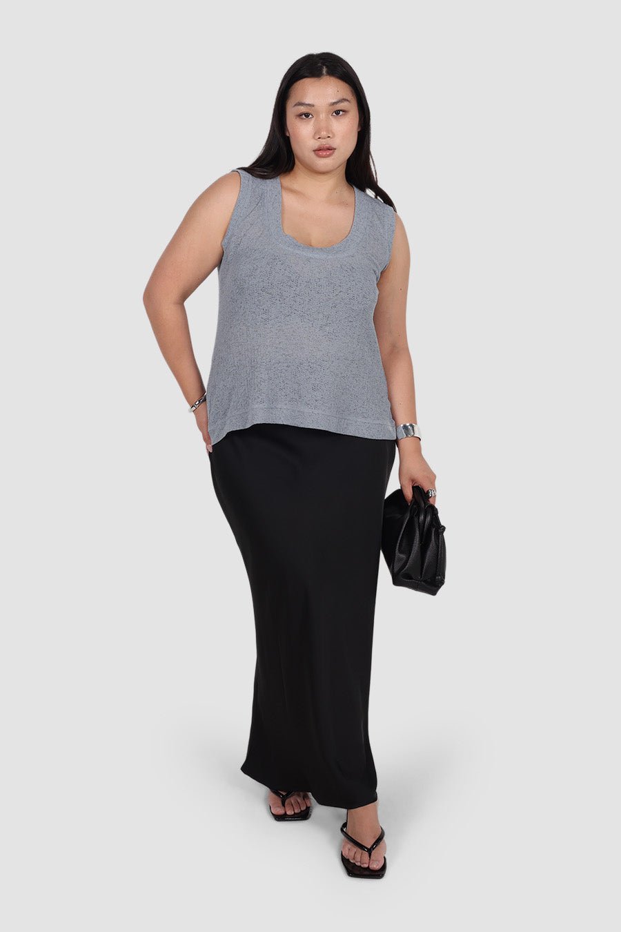 ALBA TOP BLUE - Fayt The Label