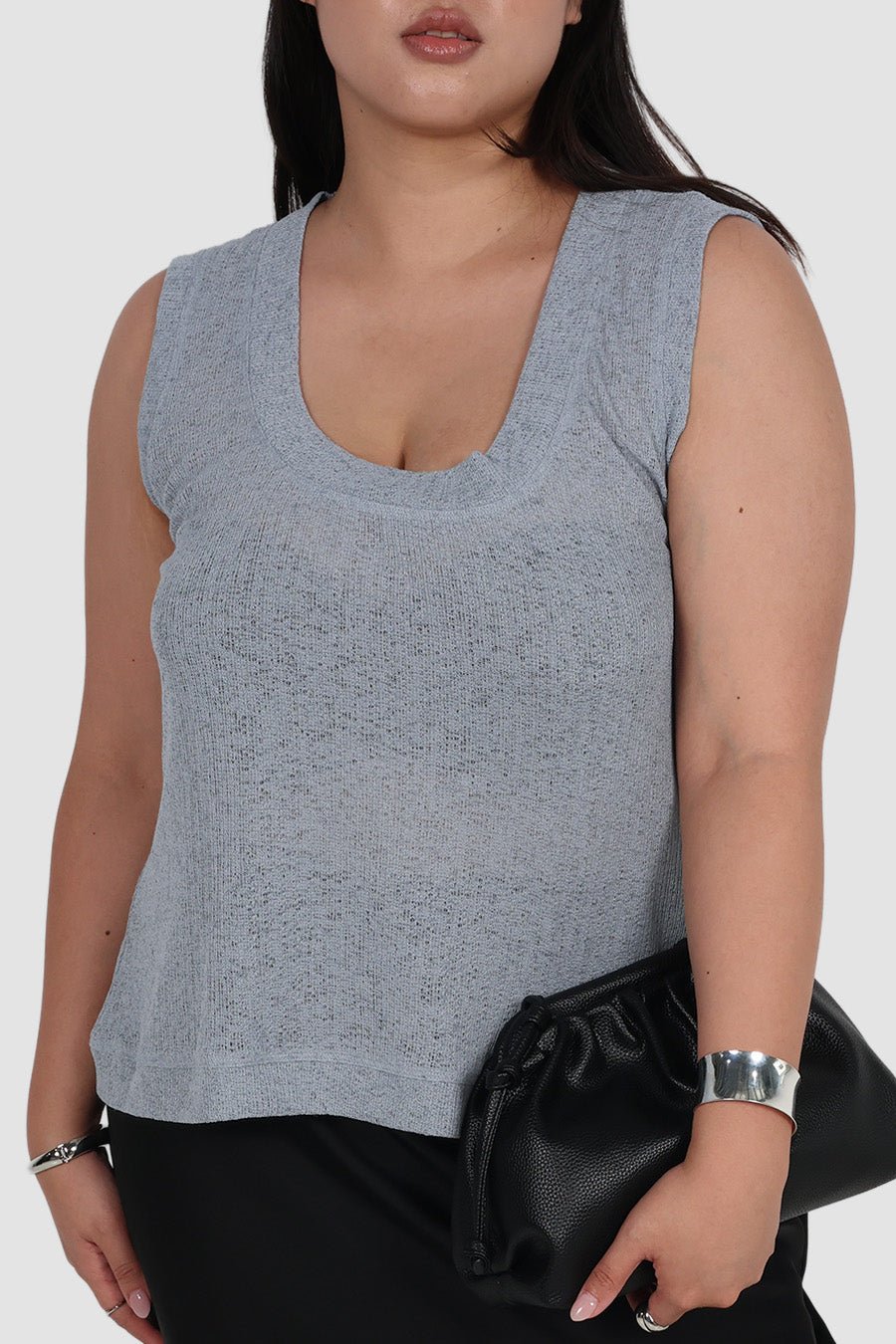ALBA TOP BLUE - Fayt The Label