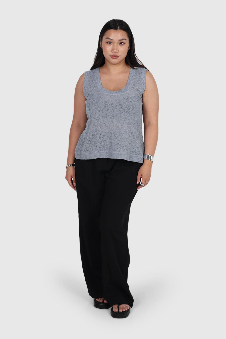 ALBA TOP BLUE - Fayt The Label