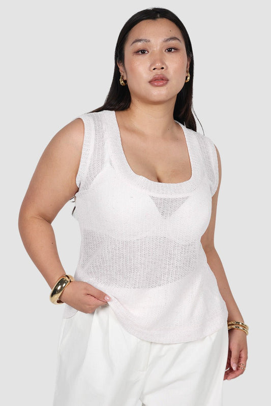 ALBA TOP WHITE - Fayt The Label