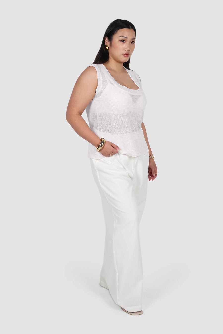 ALBA TOP WHITE - Fayt The Label